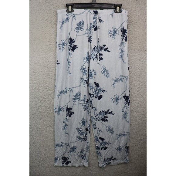 Nordstrom Lingerie Women's Pajama Set-Medium-Drawstring-Floral - Picture 2 of 16